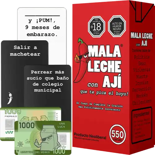 Mala Leche — juego de cartas adultos chileno